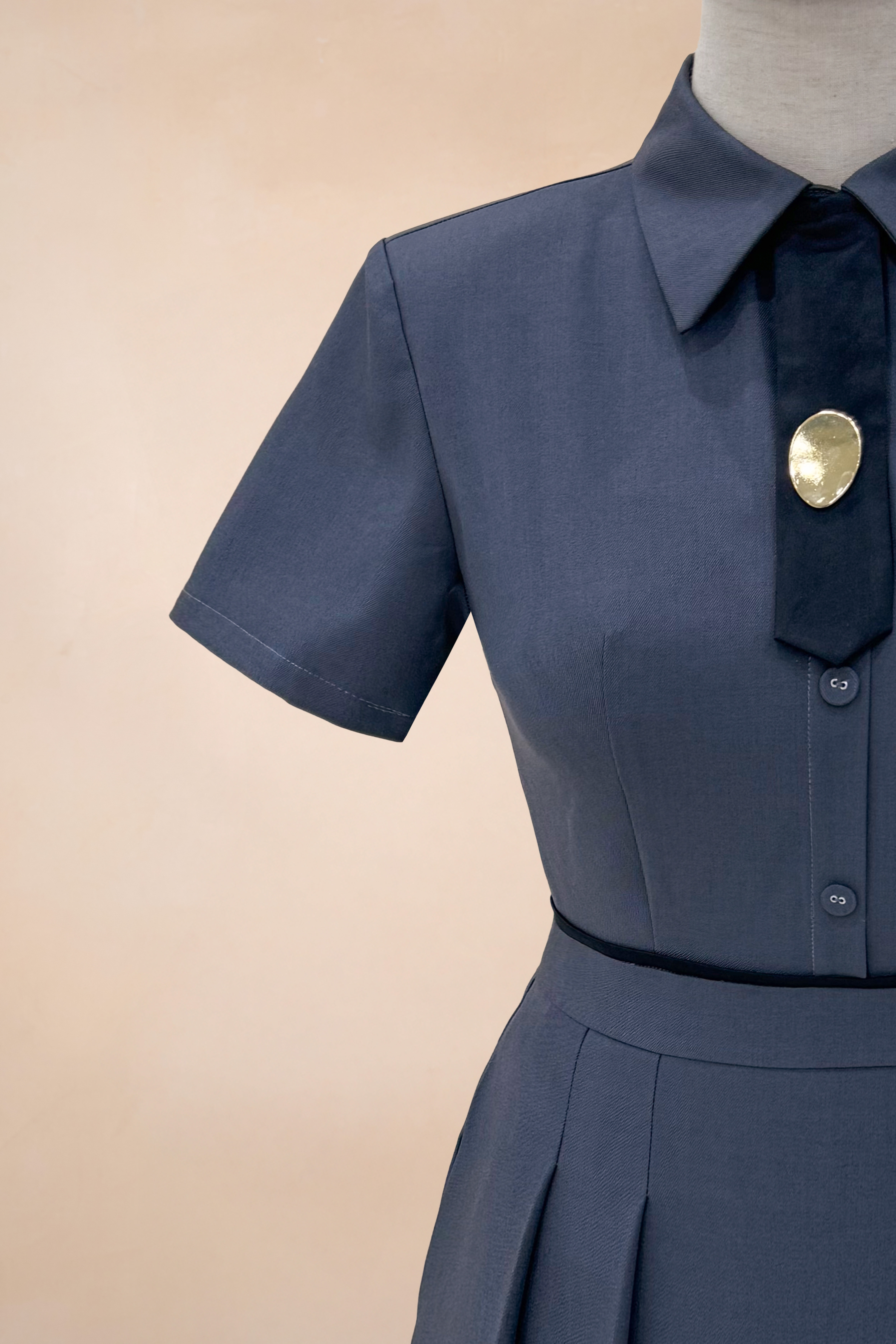 Đầm Xòe Thắt Vạt Túi Ngực TT_thumbnail_3