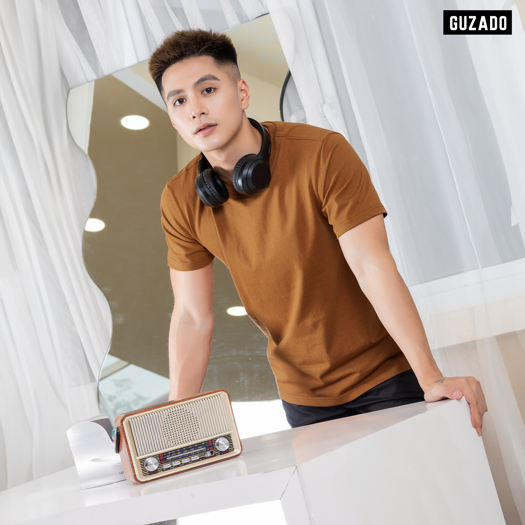 Áo Thun Trơn Thiết Kế Basic Nhiều Màu GTS05 Thương Hiệu GUZADO_thumbnail_17