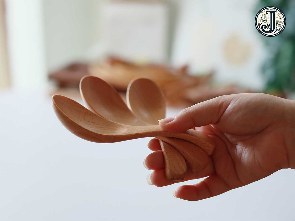 Muỗng ăn súp gỗ Beech 14 cm J000144_thumbnail_3