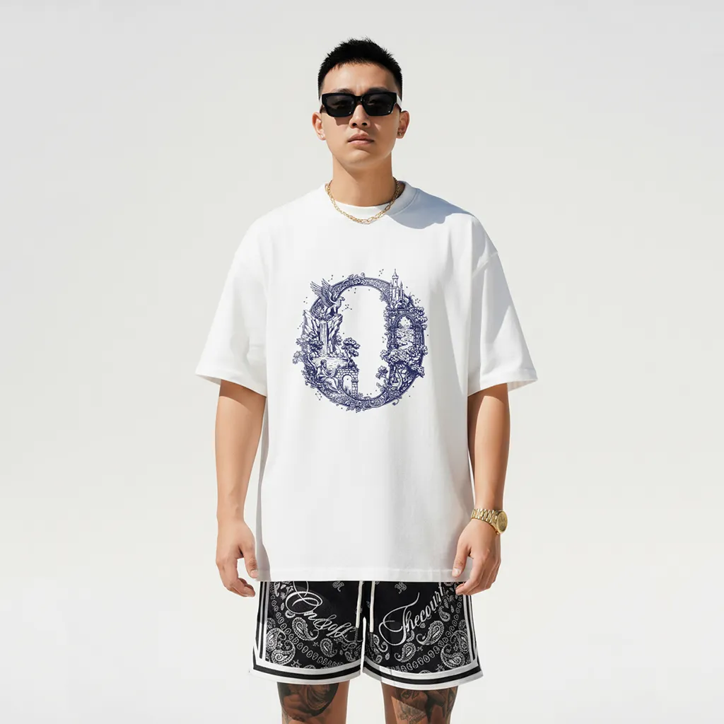 Áo thun nam oversize Miucho Iconic vải cotton mềm mại thấm hút tốt trẻ trung in chữ cái O dễ phối đồ 2760_thumbnail_6