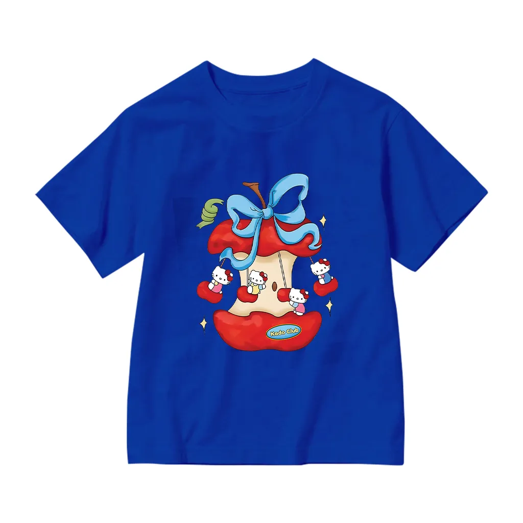 Áo thun bé gái Kitty đáng yêu Kado vải cotton thoáng mát tay ngắn cổ tròn in artwork 2880_thumbnail_15