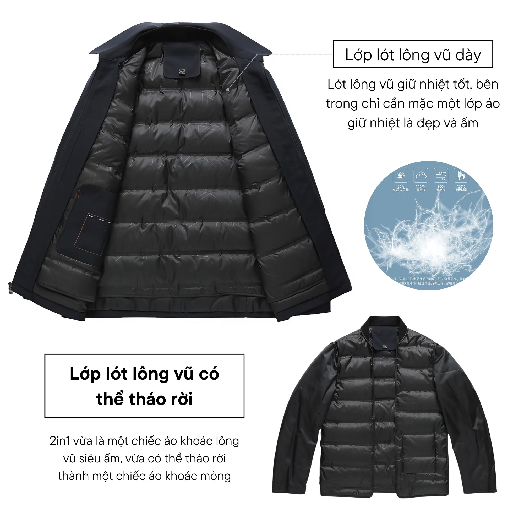 Áo khoác lông vũ tháo rời Vardino AK71_thumbnail_6