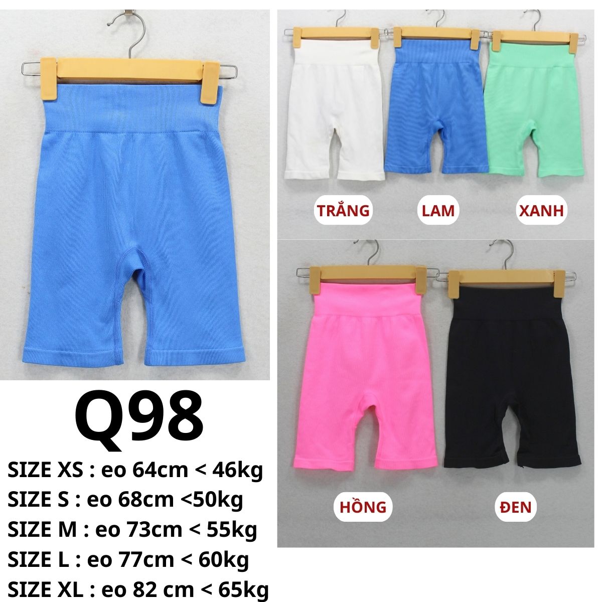 Q98 - Quần sort thun tăm Gymhard