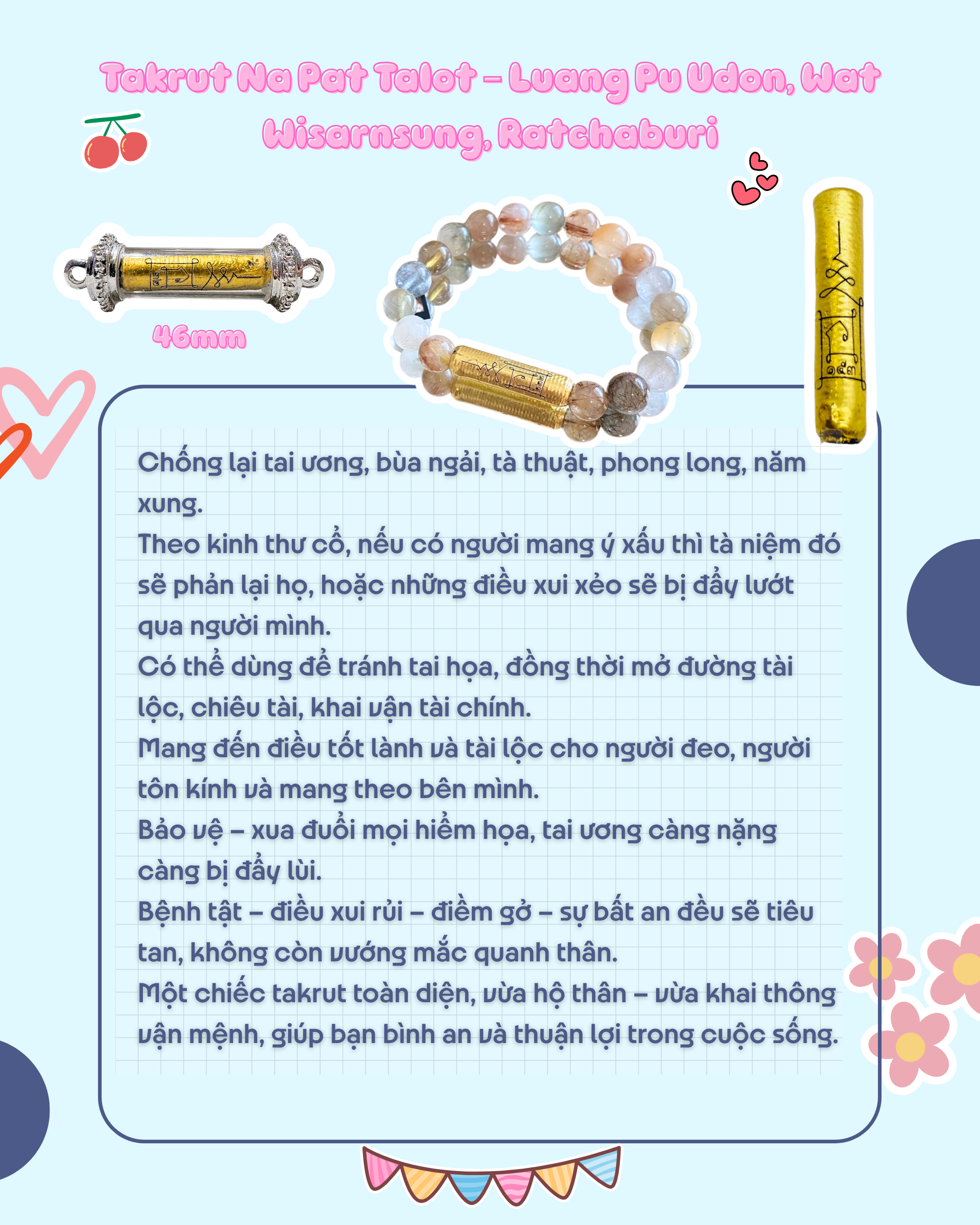 Takrut Na Pat Talot - Luang Pu Udon, Wat Wisarnsung, Ratchanburi_thumbnail_2