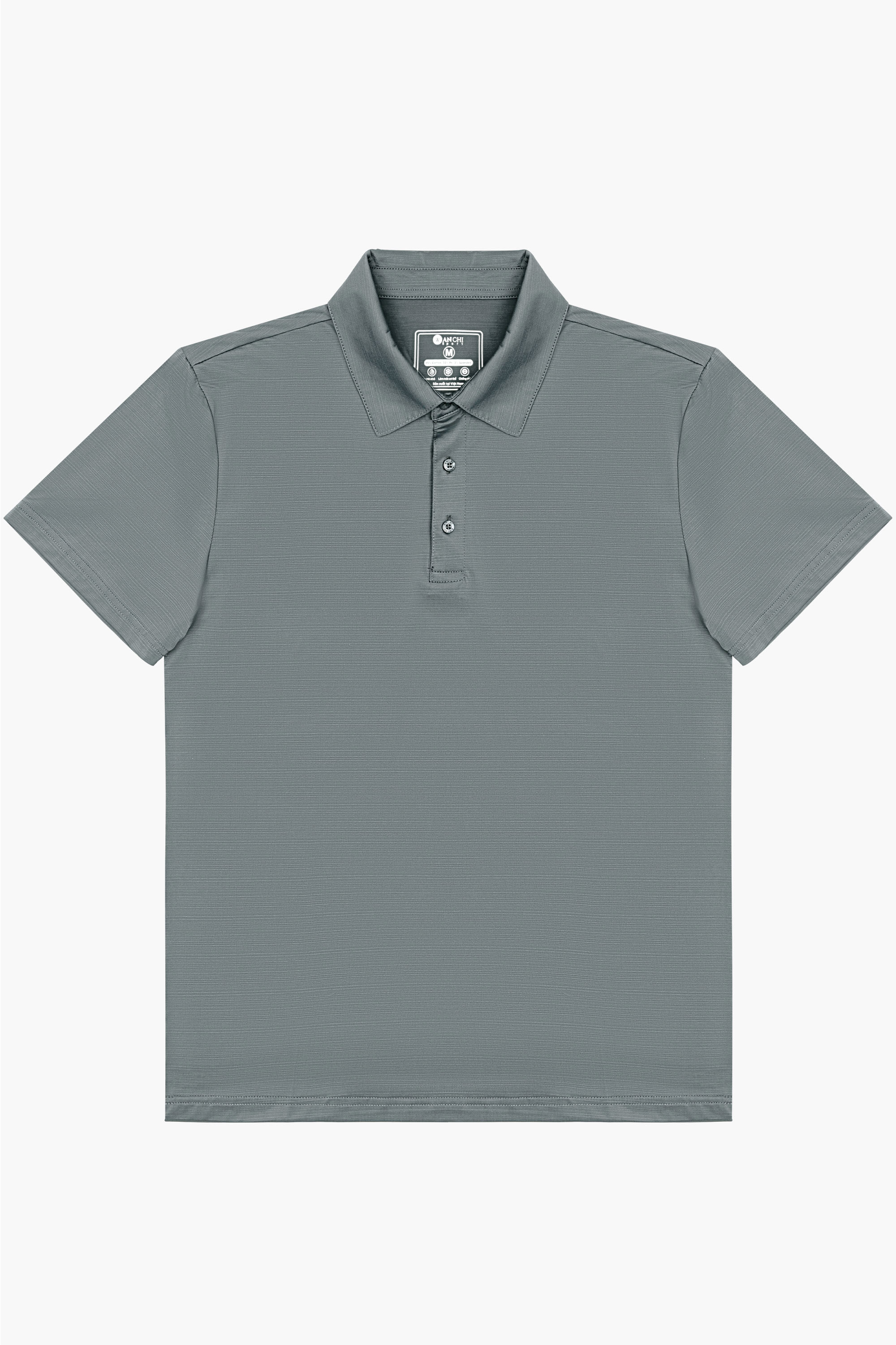 Áo Polo Melange Thể Thao Nam Trung Niên ANCHI Chất Liệu Cotton Phom Suông Vạt Ngang_thumbnail_25