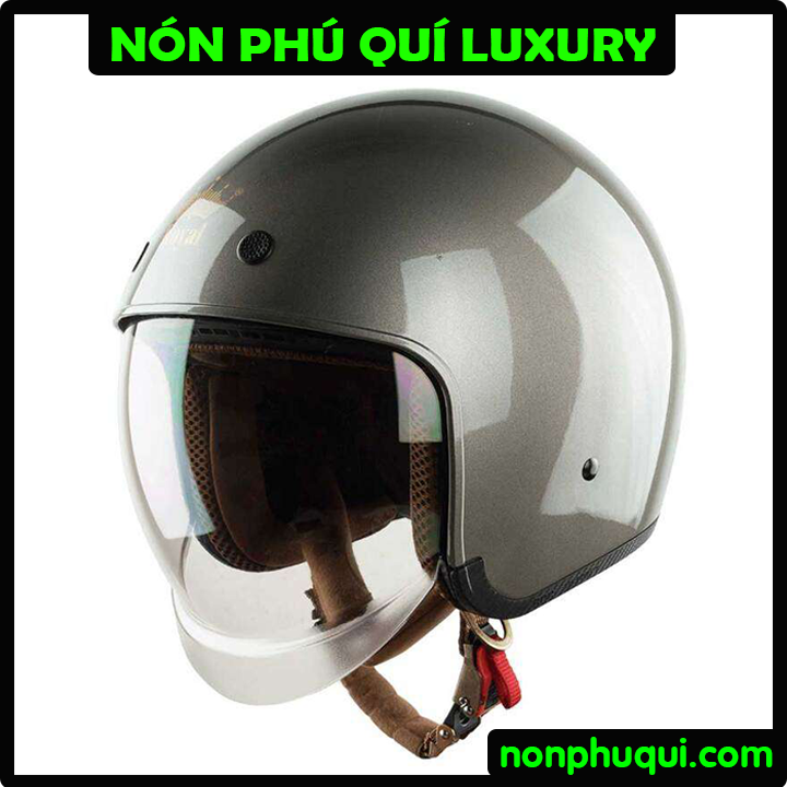 Nón Royal M139 Kính Âm Xám Chuột Bóng