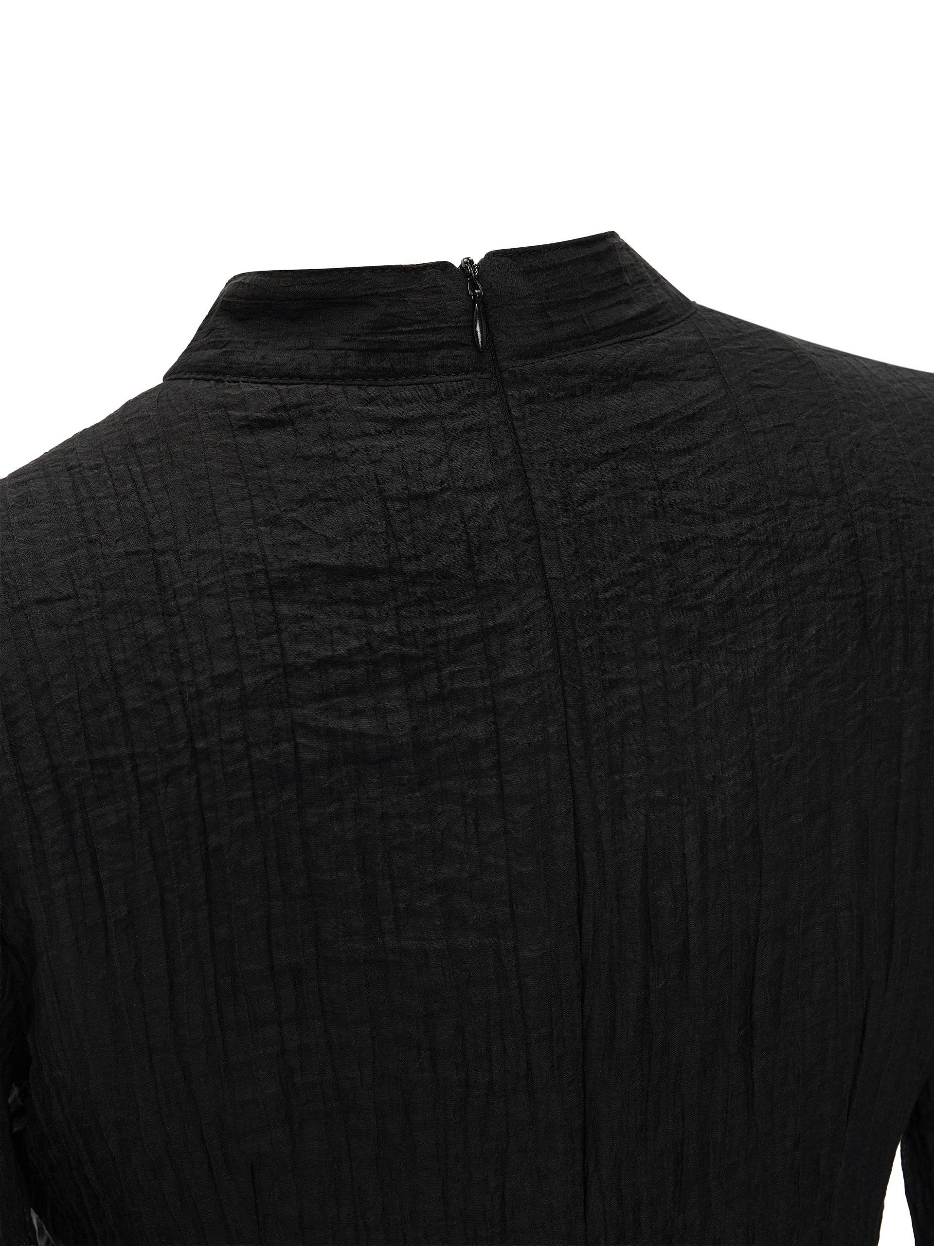 BIGSIZE NỮ - Đầm voan dáng A xòe phối ren V- DA214_thumbnail_6