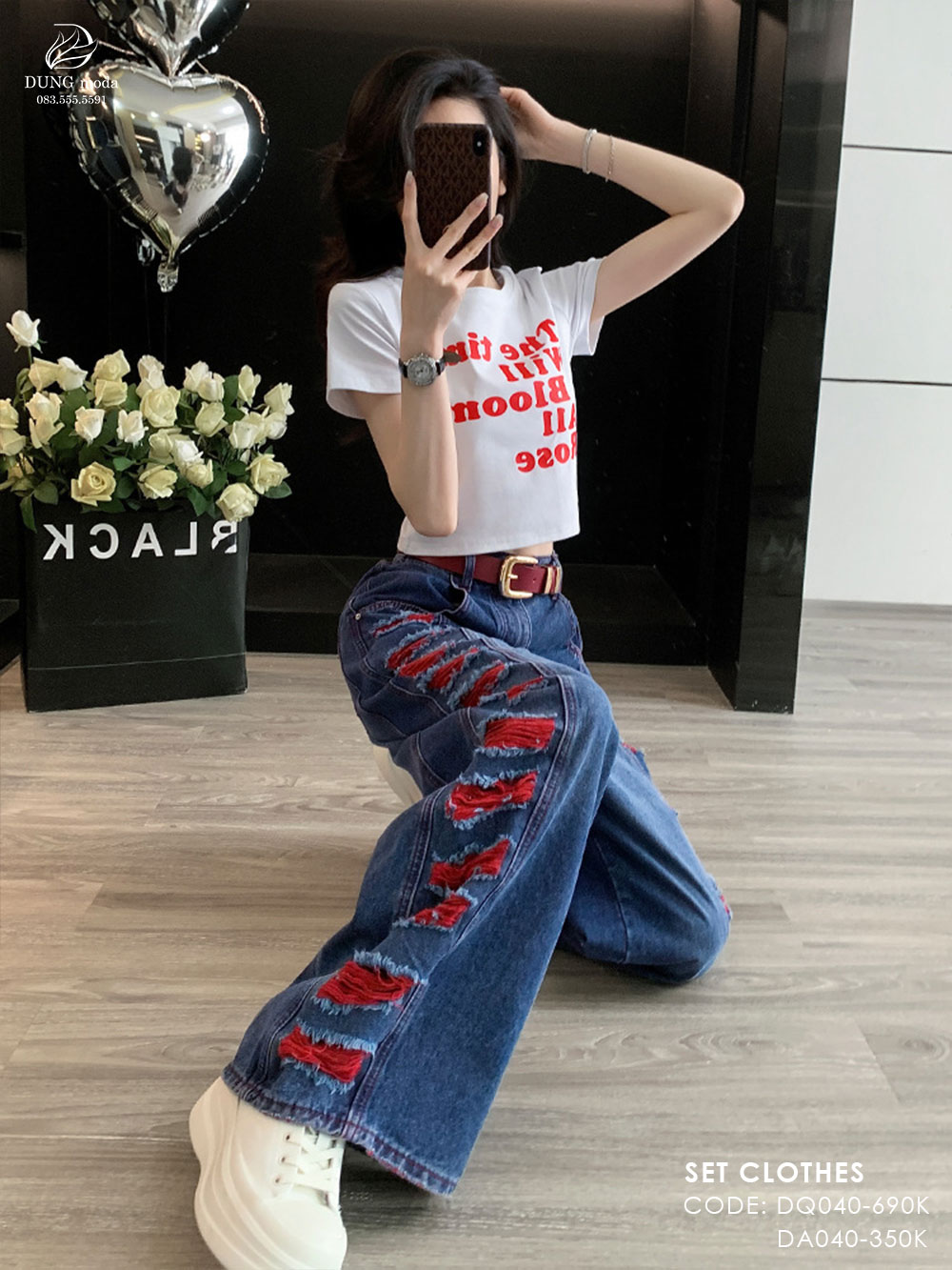 Quần Jean Suông DungModa DQ040 7417B_thumbnail_2