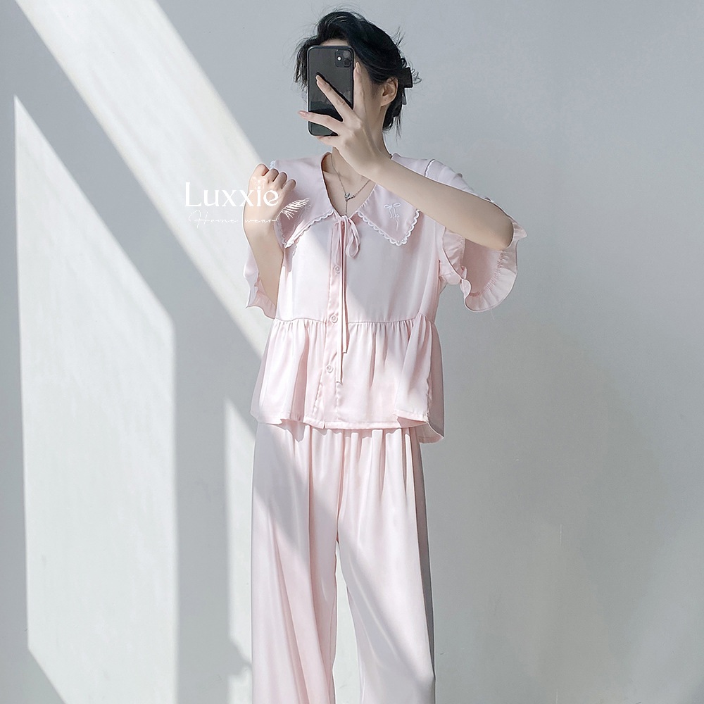 N89B Pijama lụa dáng babydoll cộc tay_thumbnail_9