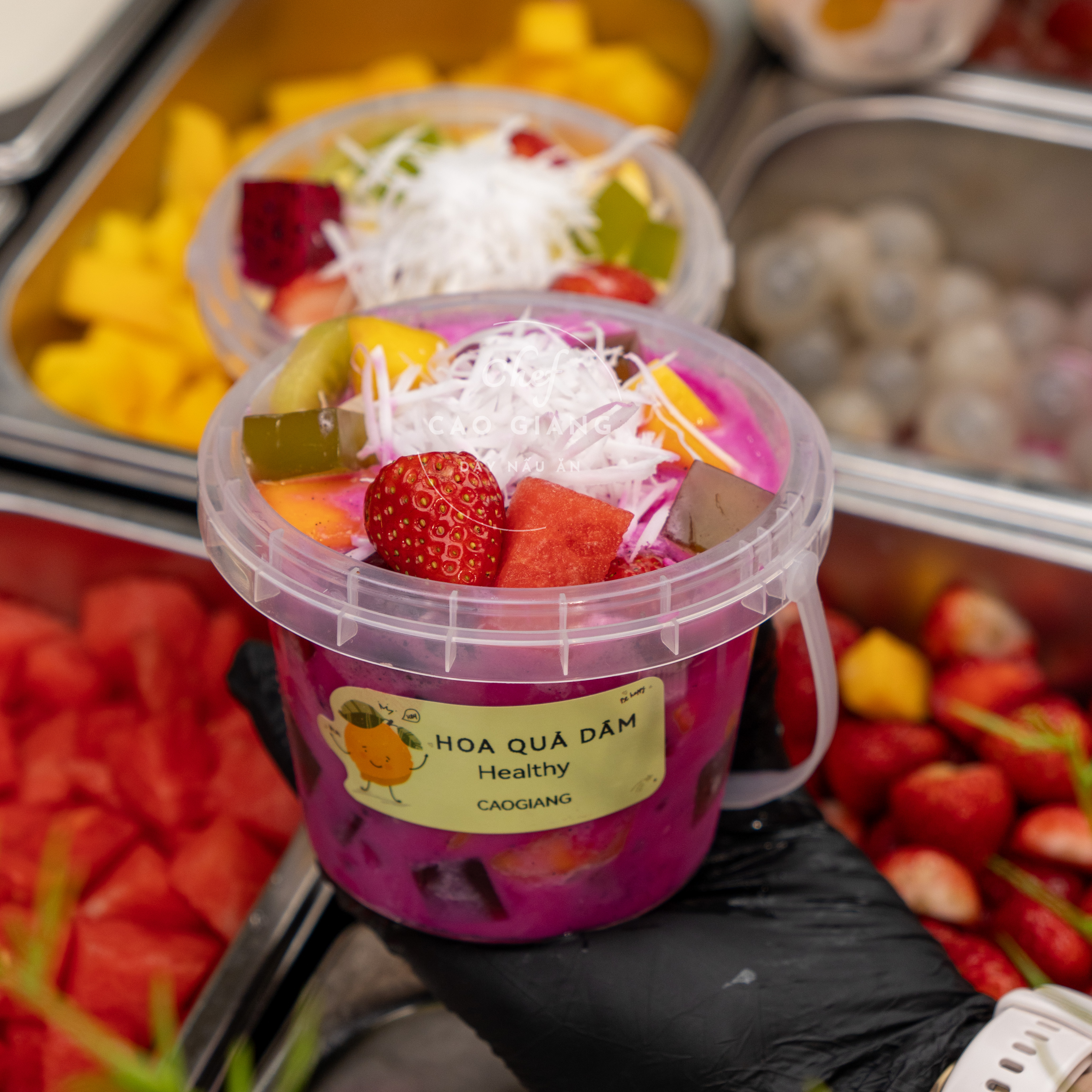 Hướng Dẫn Làm Hoa Quả Dầm Sốt Healthy