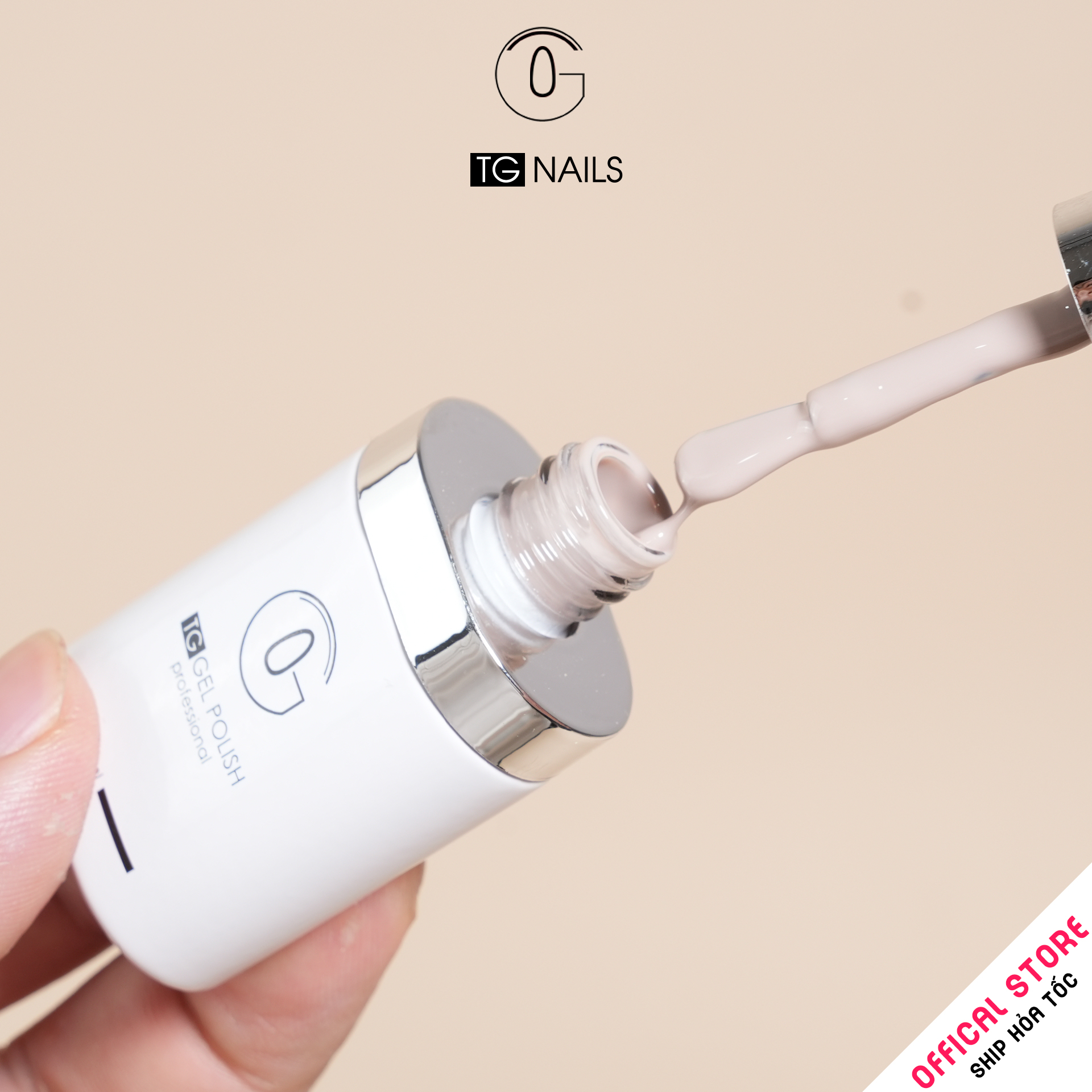 Sơn móng gel TG. Dung tích: 15ml/ lọ. Nhãn hàng TG nail.