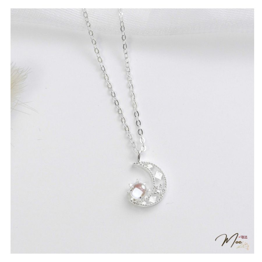 D165 - Dây chuyền mặt trăng ôm mặt trời ver 1_thumbnail_1