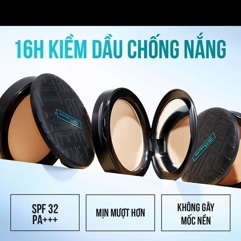 [MAYBELLINE] Phấn phủ Maybelline Fit Me Compact 6 Matte Poreless chống nắng SPF32 PA+++_thumbnail_4