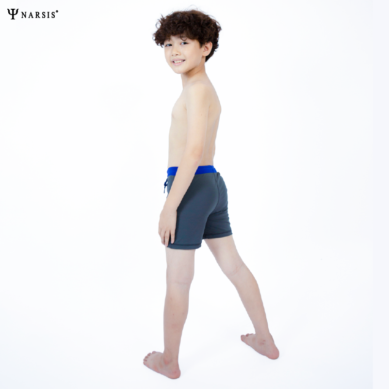 QUẦN BƠI BÉ TRAI GHI-XANH IN HÌNH DỄ THƯƠNG KQ23002 NARSIS CHẤT LIỆU THOÁNG MÁT, DỄ CHỊU, THOẢI M..._thumbnail_2