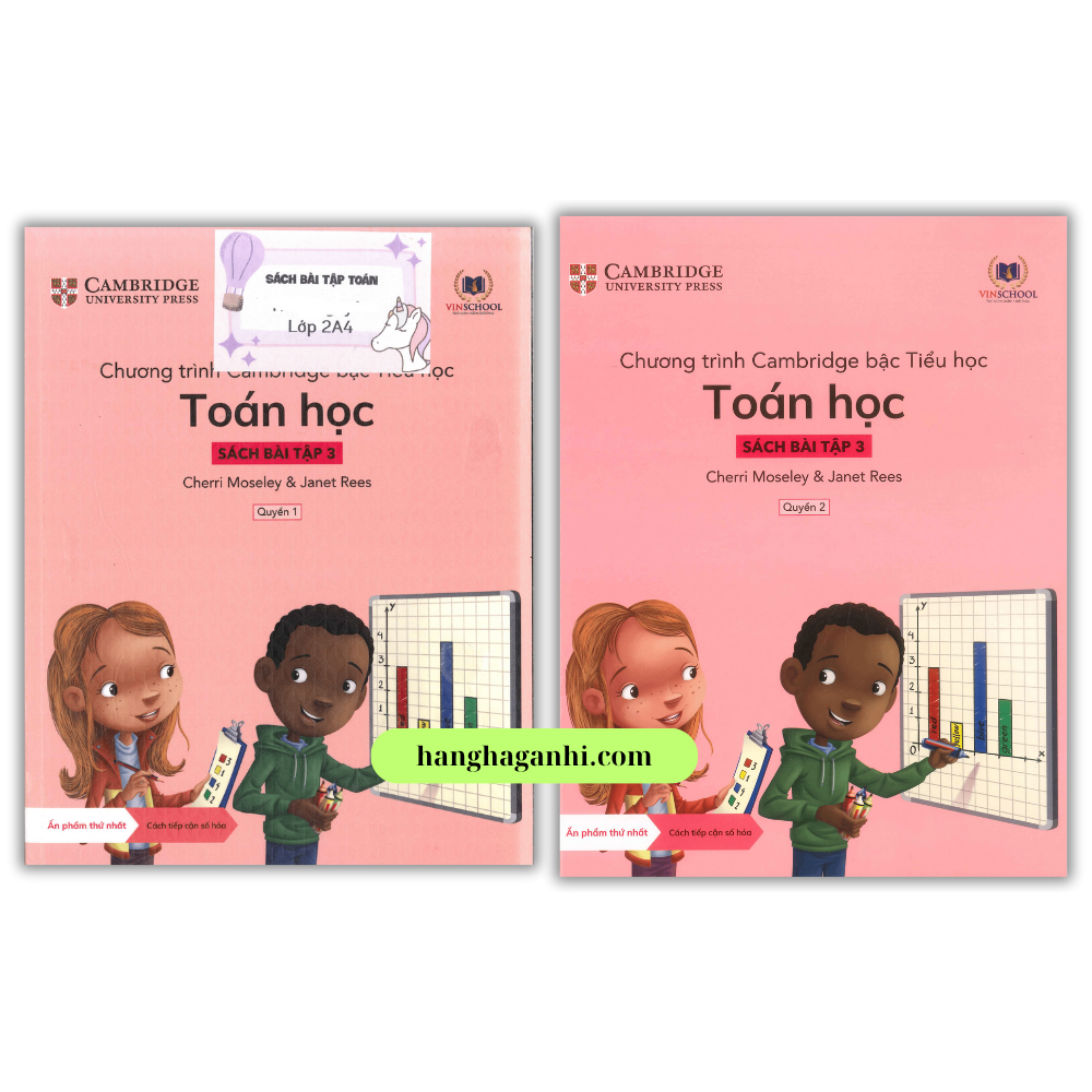 Cambridge Song Ngữ bậc Tiểu học – TOÁN HỌC – Sách bài tập 3 – Quyển 1 & 2