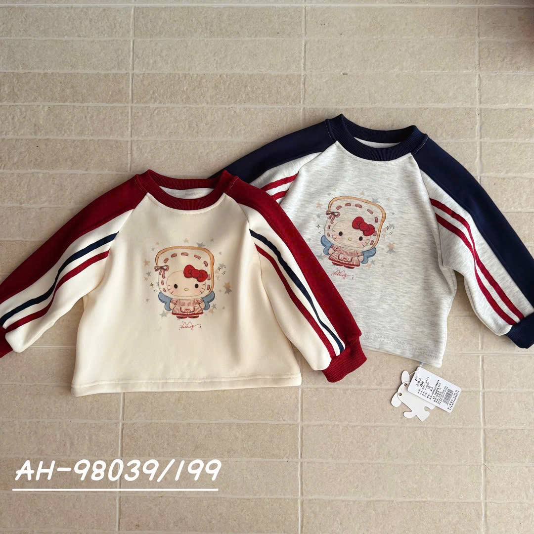 (G191) Áo nỉ đỏ họa tiết Kitty AH