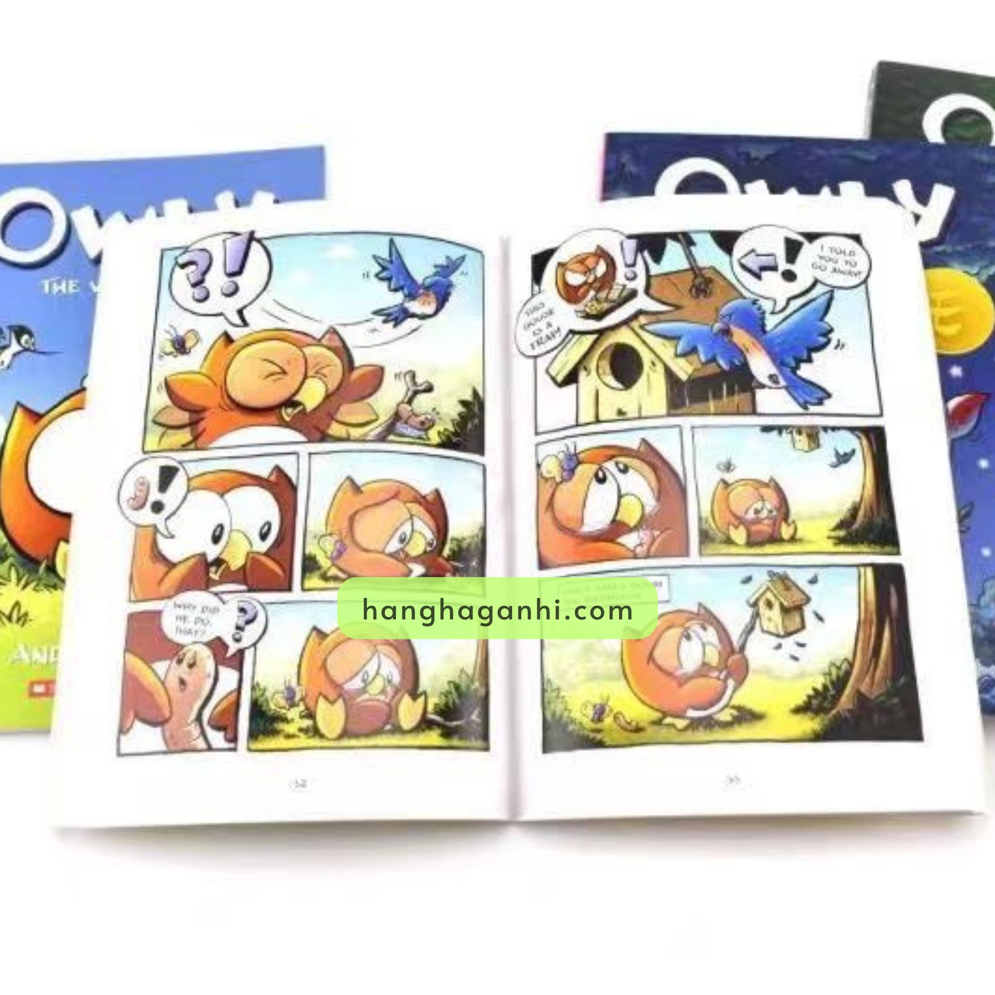 Comic Big-Eyed Owl Owly, bộ 4 cuốn truyện tranh dành cho trẻ em_thumbnail_5