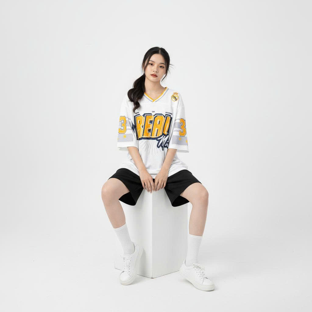 Áo Jersey Strivend CLB Real trắng_thumbnail_2