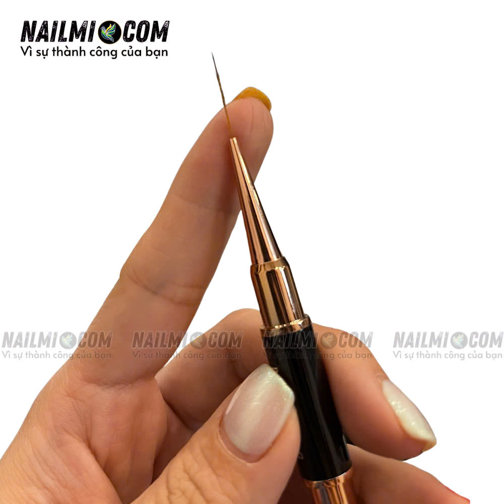 Cọ nét - cọ râu vẽ móng tay - 2 đầu 10&20mm - cán nhôm - Peng Peng_thumbnail_1