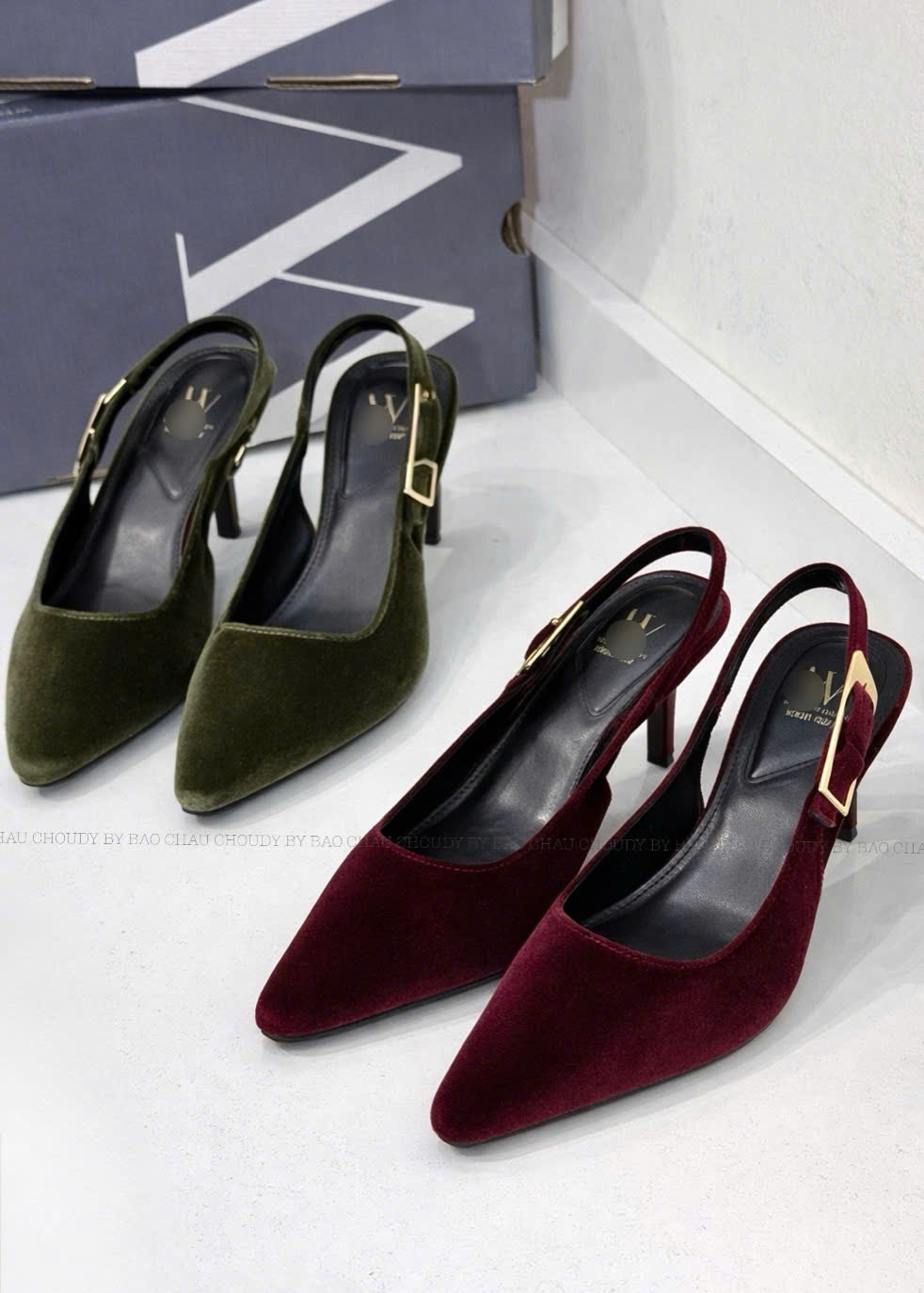 G244 GIÀY CAO GÓT 2 MÀU