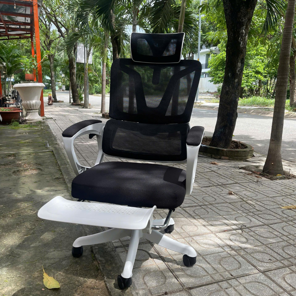 Ghế Gaming Công Thái Học LX07 – Ngả Lưng Thư Giãn, Gác Chân Xoay Linh Hoạt, Tựa Đầu Êm Ái, Hỗ Trợ Cột Sống