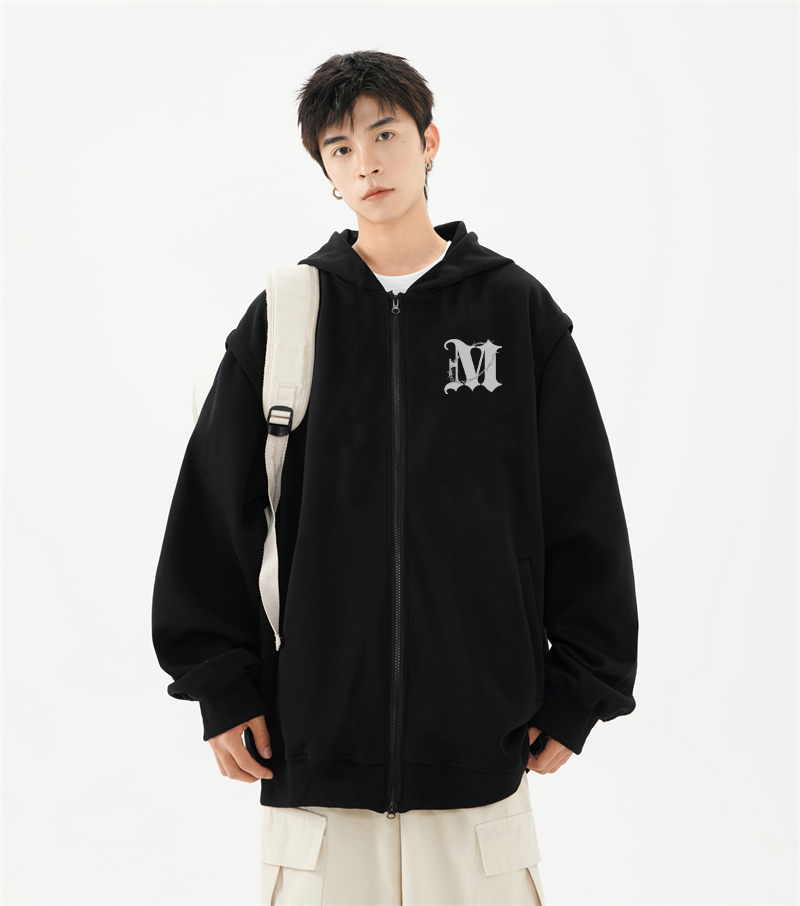 Áo hoodie zip nam local brand form rộng HZD1583 Miucho Club vải nỉ chân cua dày dặn mũ rộng in mix_thumbnail_4