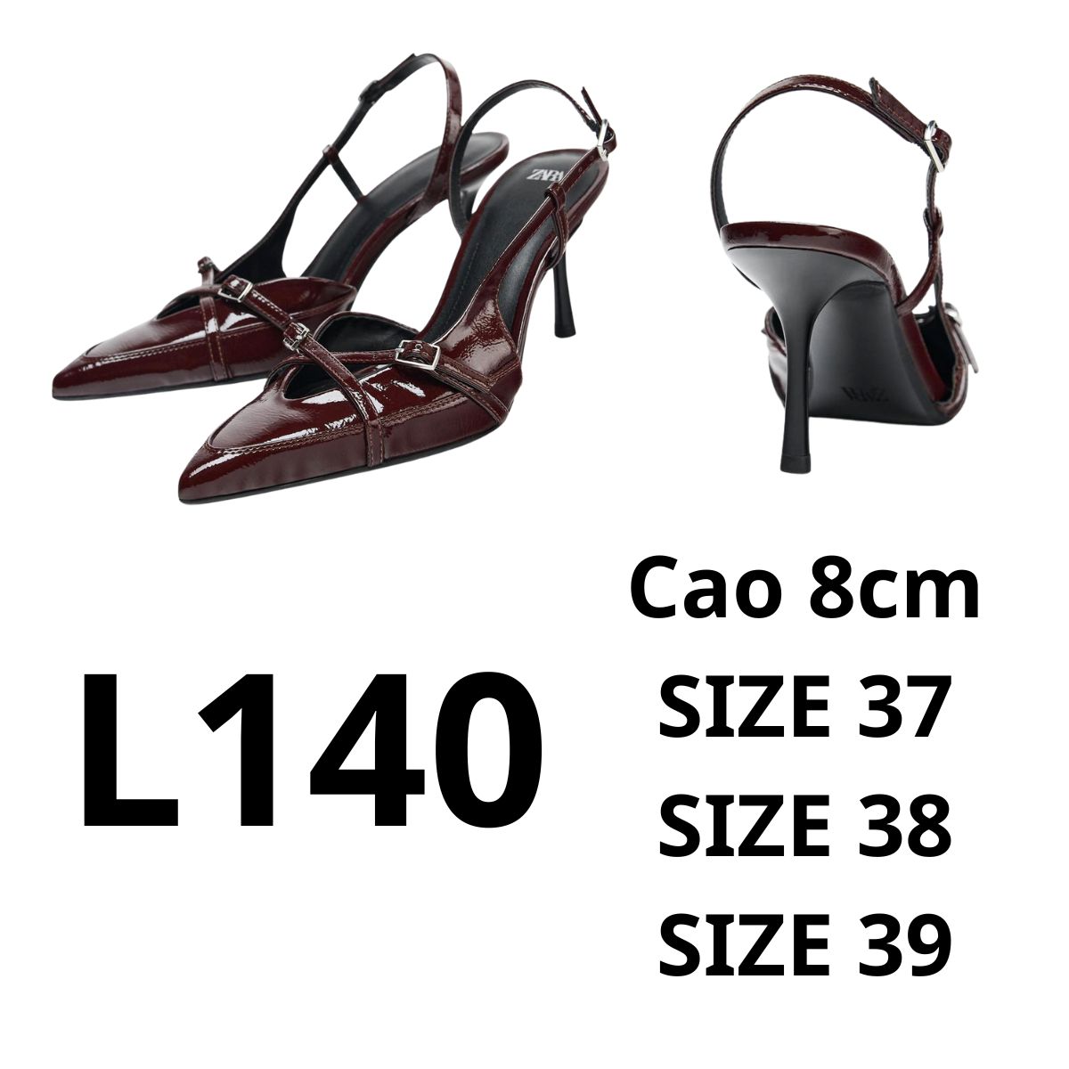 GIÀY MŨI NHỌN ZRA