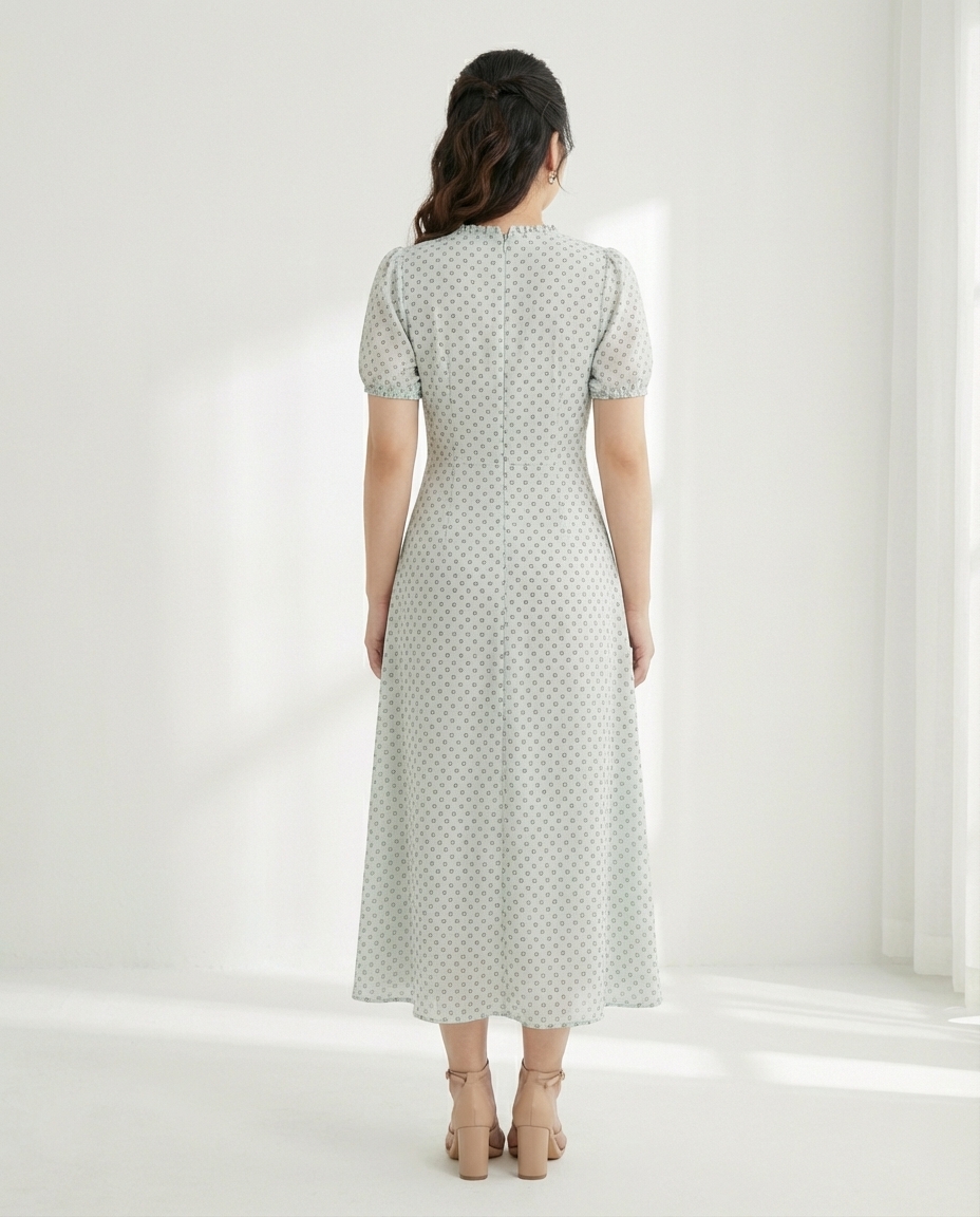 BIGSIZE NỮ- Đầm dáng dài hoa nhí V-DA205_thumbnail_3