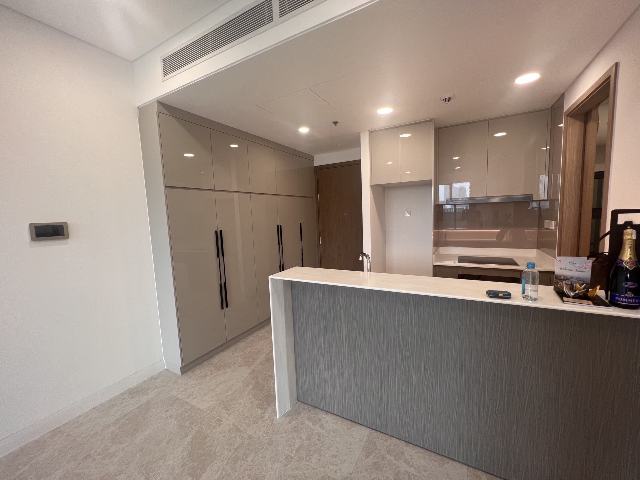 Cho thuê nhanh căn hộ The River Thủ Thiêm, 2PN NTCB giá thuê 21tr/tháng 