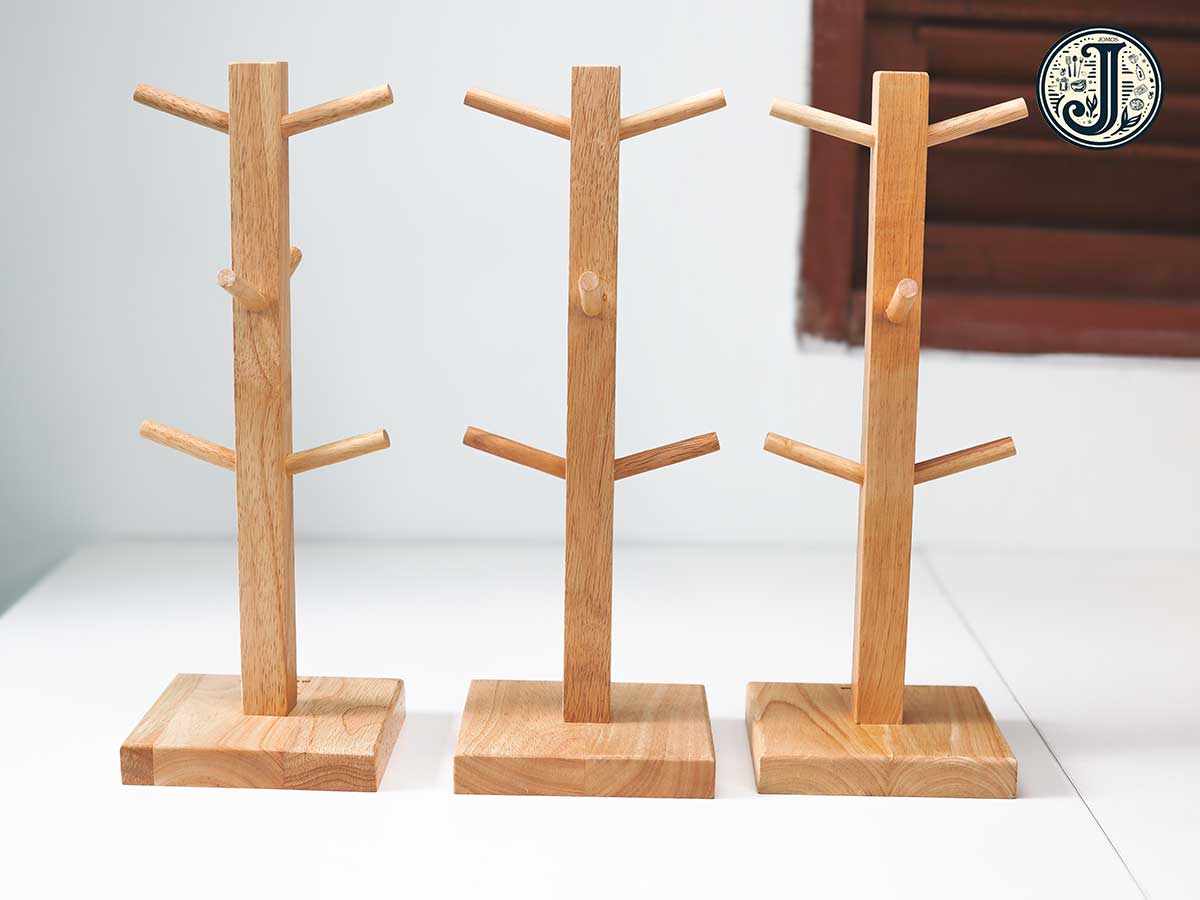 Giá treo ly bằng gỗ cao 33cm J000152_thumbnail_2