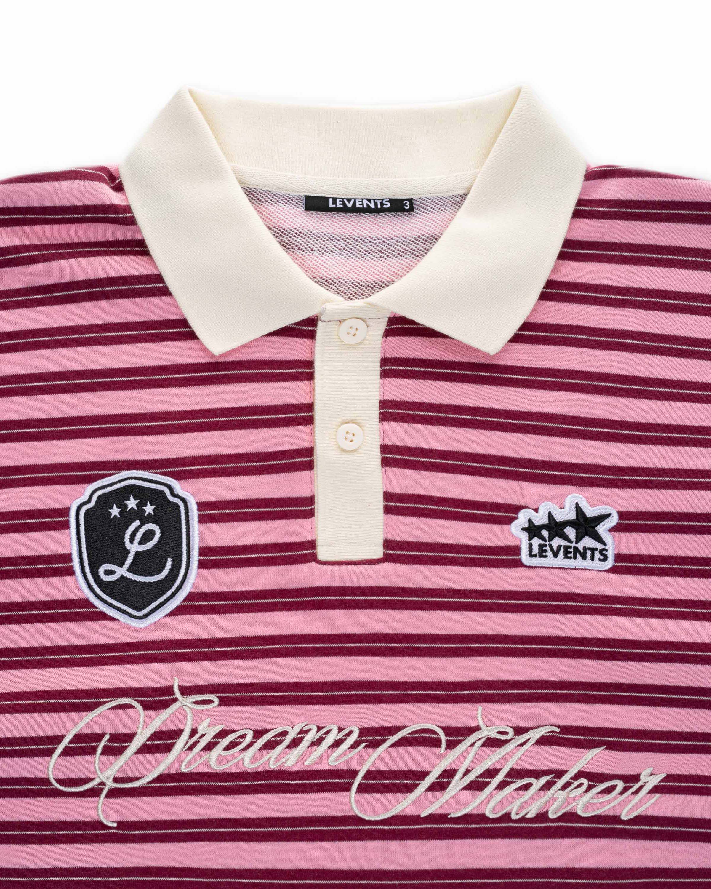 Levents® Striped Long Sleeve Boxy Polo Shirt_thumbnail_11