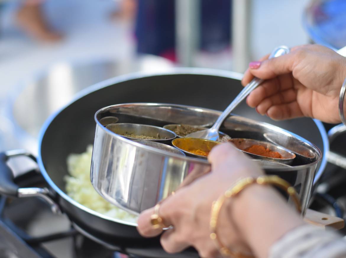 Set for grocery stand