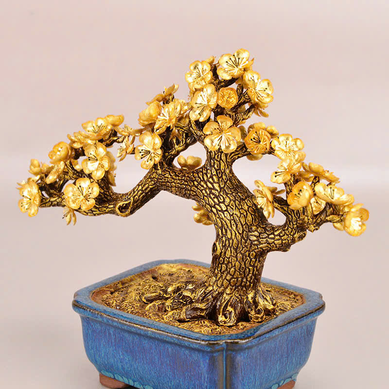 Cây Hoa Mai Ngũ Phúc MẠ VÀNG 24K _thumbnail_2