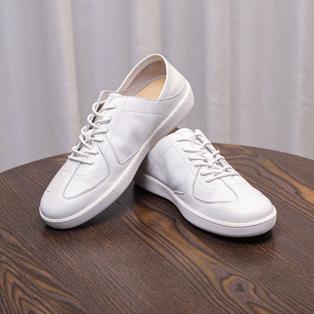 Giày thể thao nam da bò thật – Mềm mại, retro, dây buộc đa năng_thumbnail_2