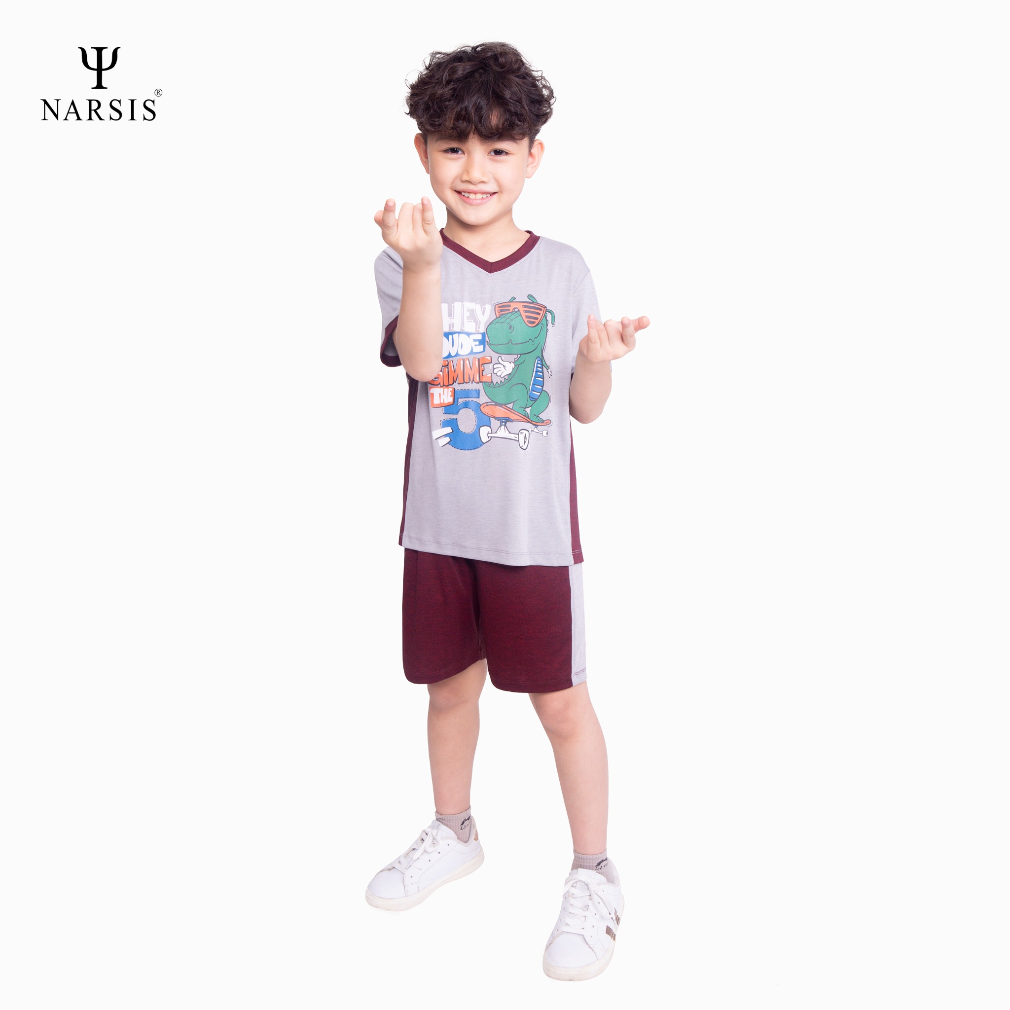 BỘ HÈ BÉ TRAI KE1034 NARSIS CHẤT LIỆU THOÁNG MÁT, DỄ CHỊU, THOẢI MÁI CẢ NGÀY, DỄ VẬN ĐỘNG_thumbnail_3