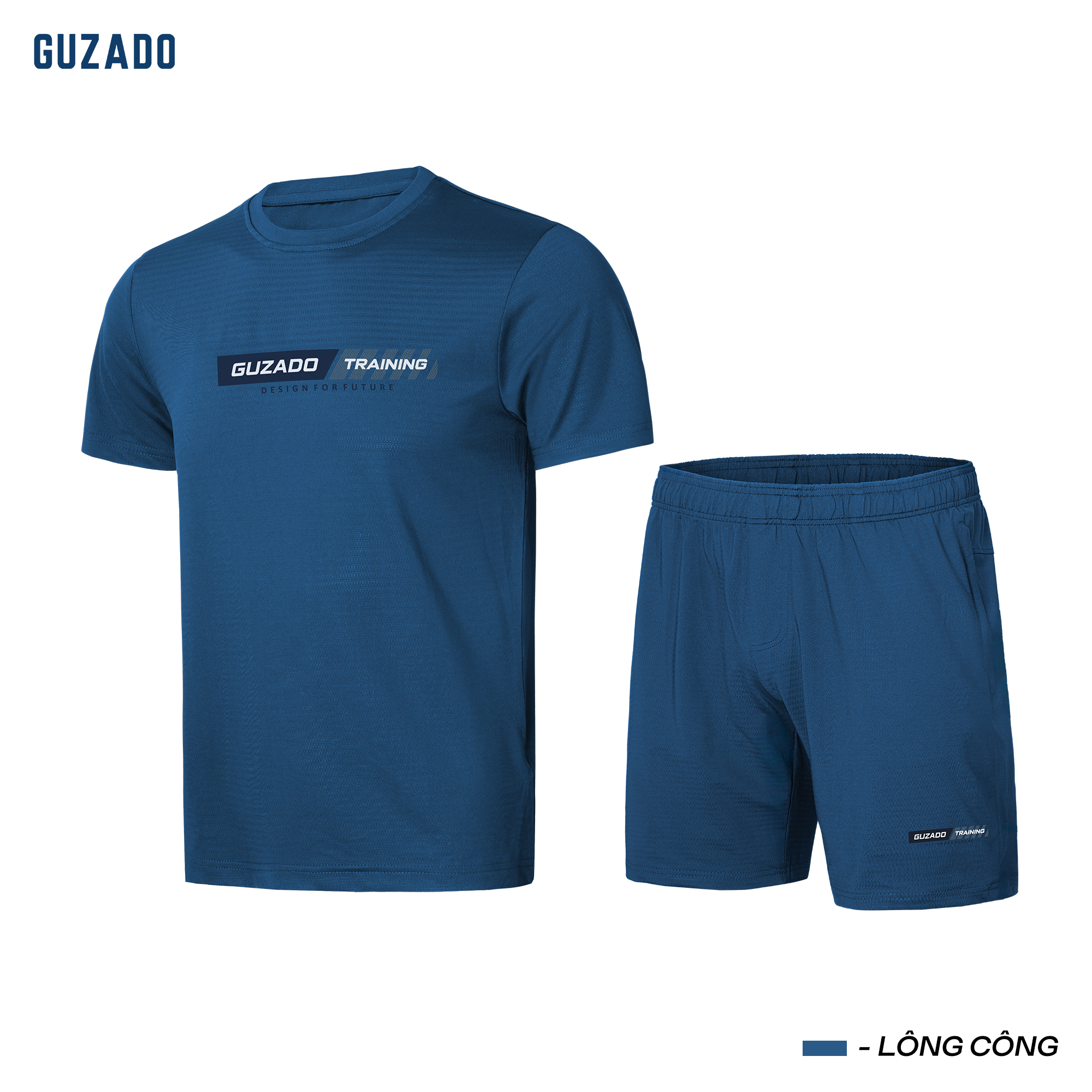 Set Đồ Bộ Nam GUZADO Thấm Hút Mồ Hôi Tốt, Nhanh Khô GBT02