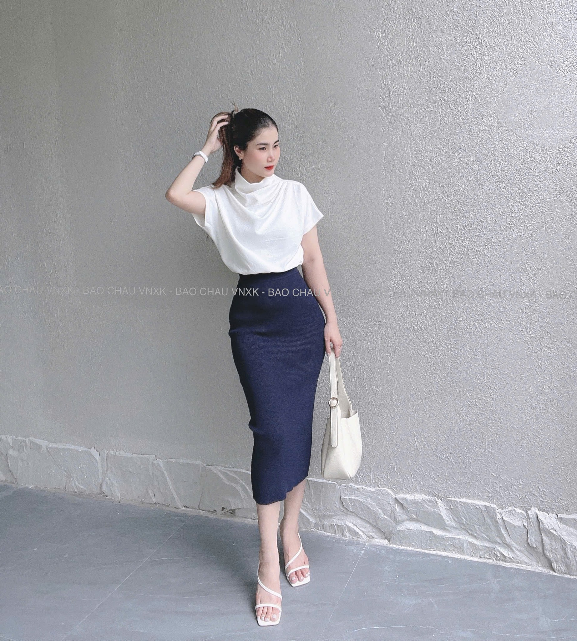 SALE C269 CHÂN VÁY DỆT KIM