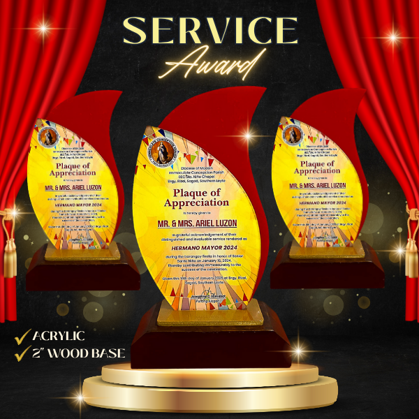 Service Award Plaque