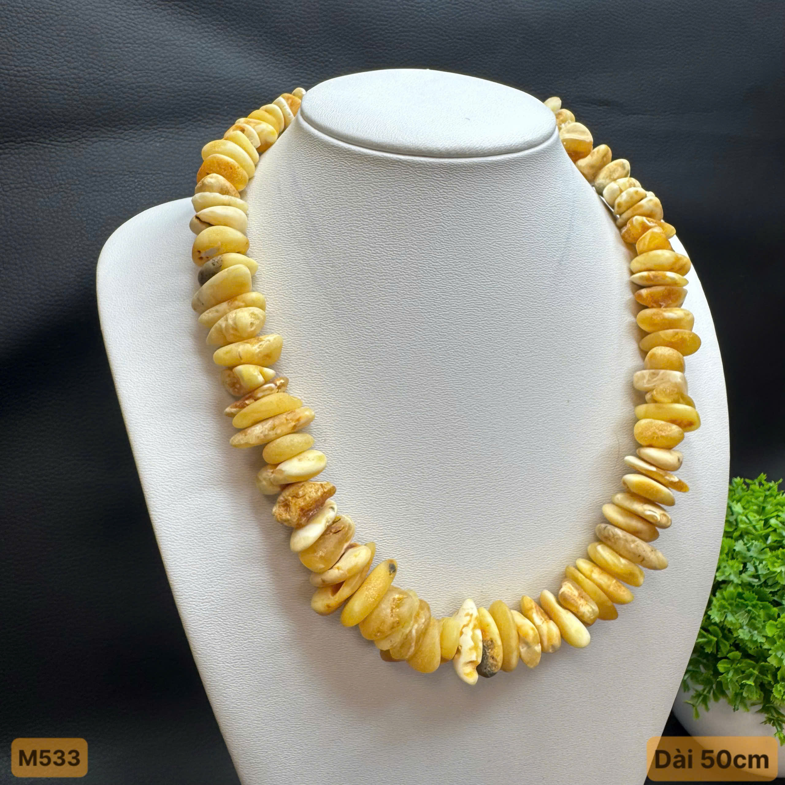 Vòng Cổ Thô Mật Bạch Dáng Tự Do - M533_thumbnail_3