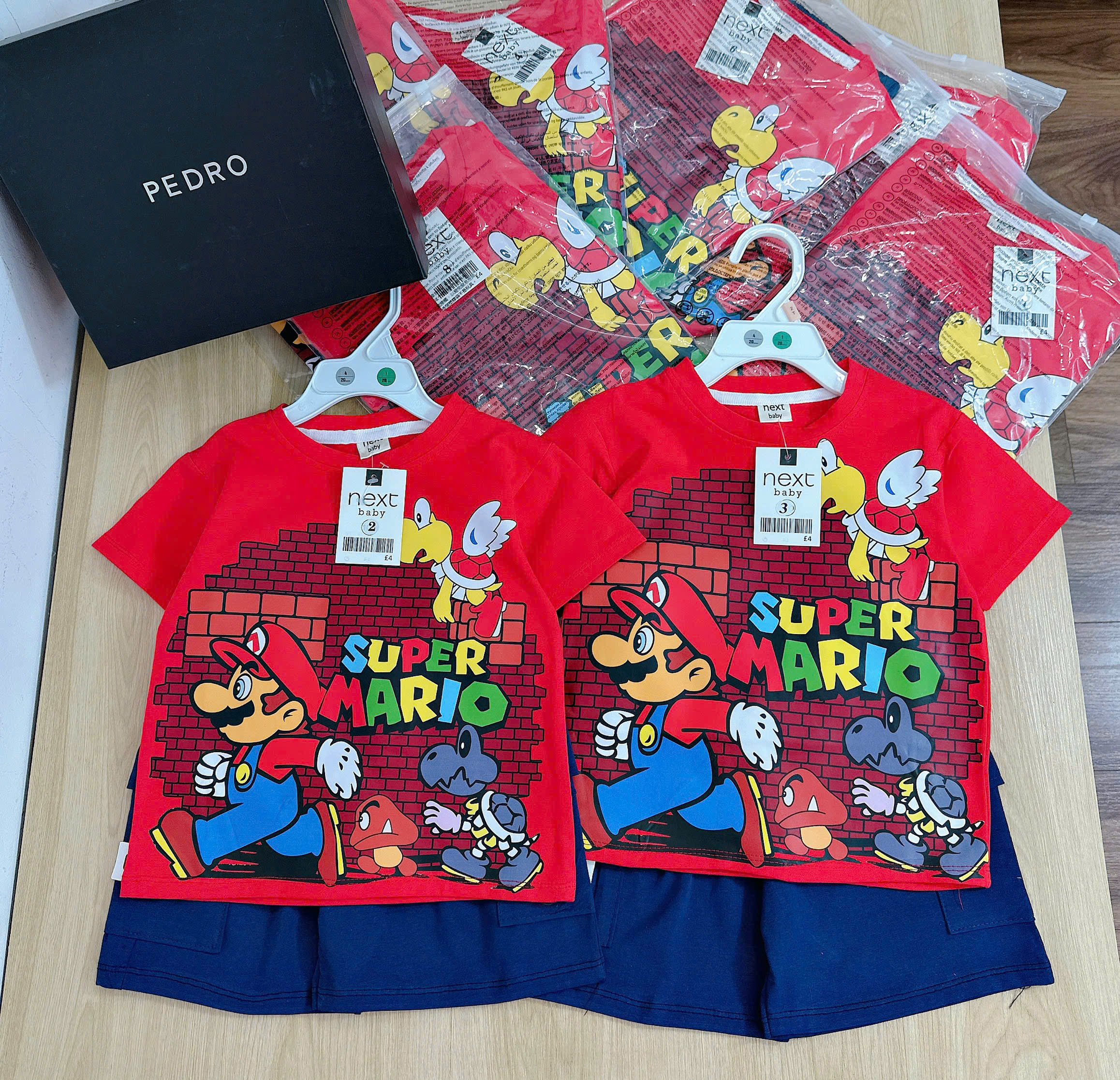 C65 BỘ CỘC ÁO ĐỎ SUPER MARIO- A117.1480