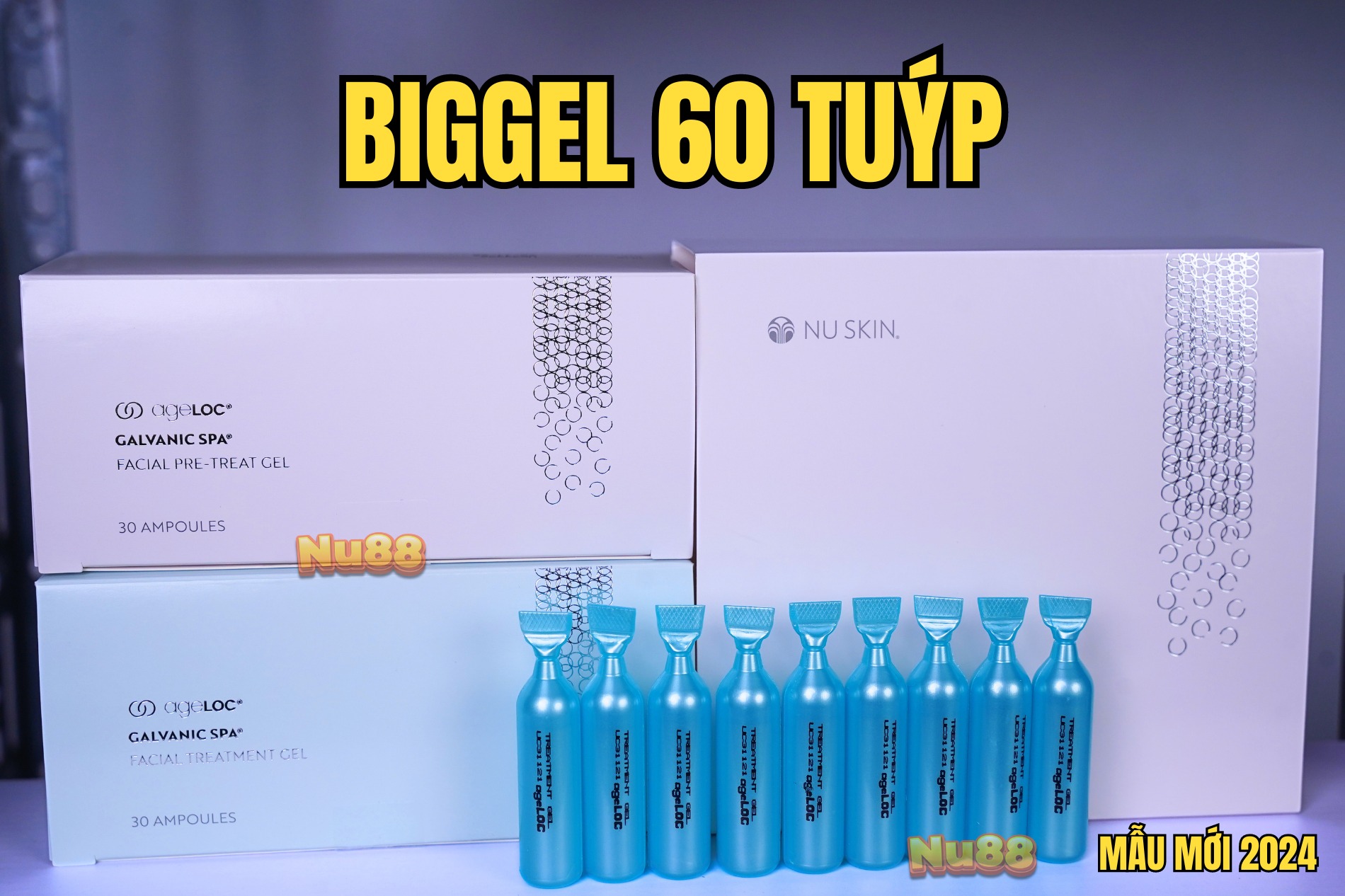 Big Gel 60 Ống ageLOC Galvanic Facial Gels Mẫu Mới