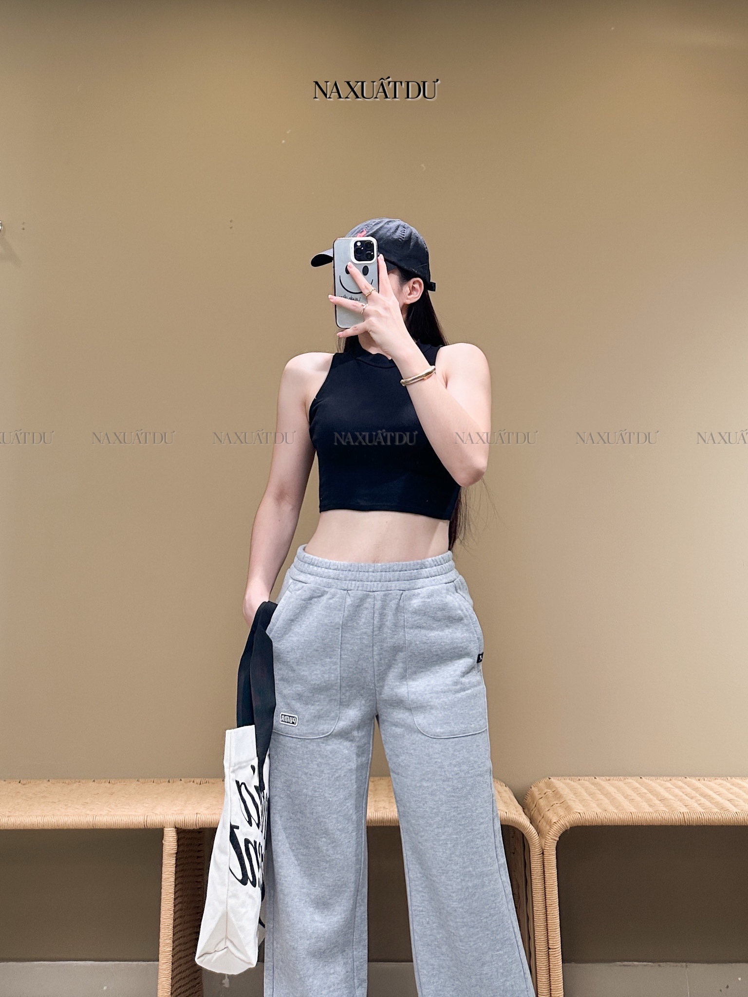 Quần nỉ " PM " dây rút trong - Q325 (SALE)