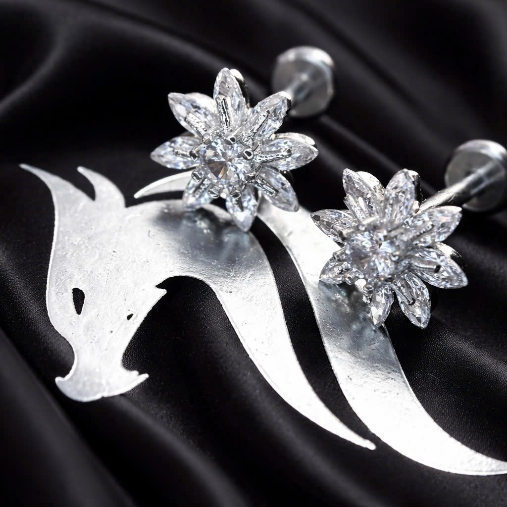 Khuyên kiểu hoa 8 cánh đá trắng dẹt_thumbnail_3