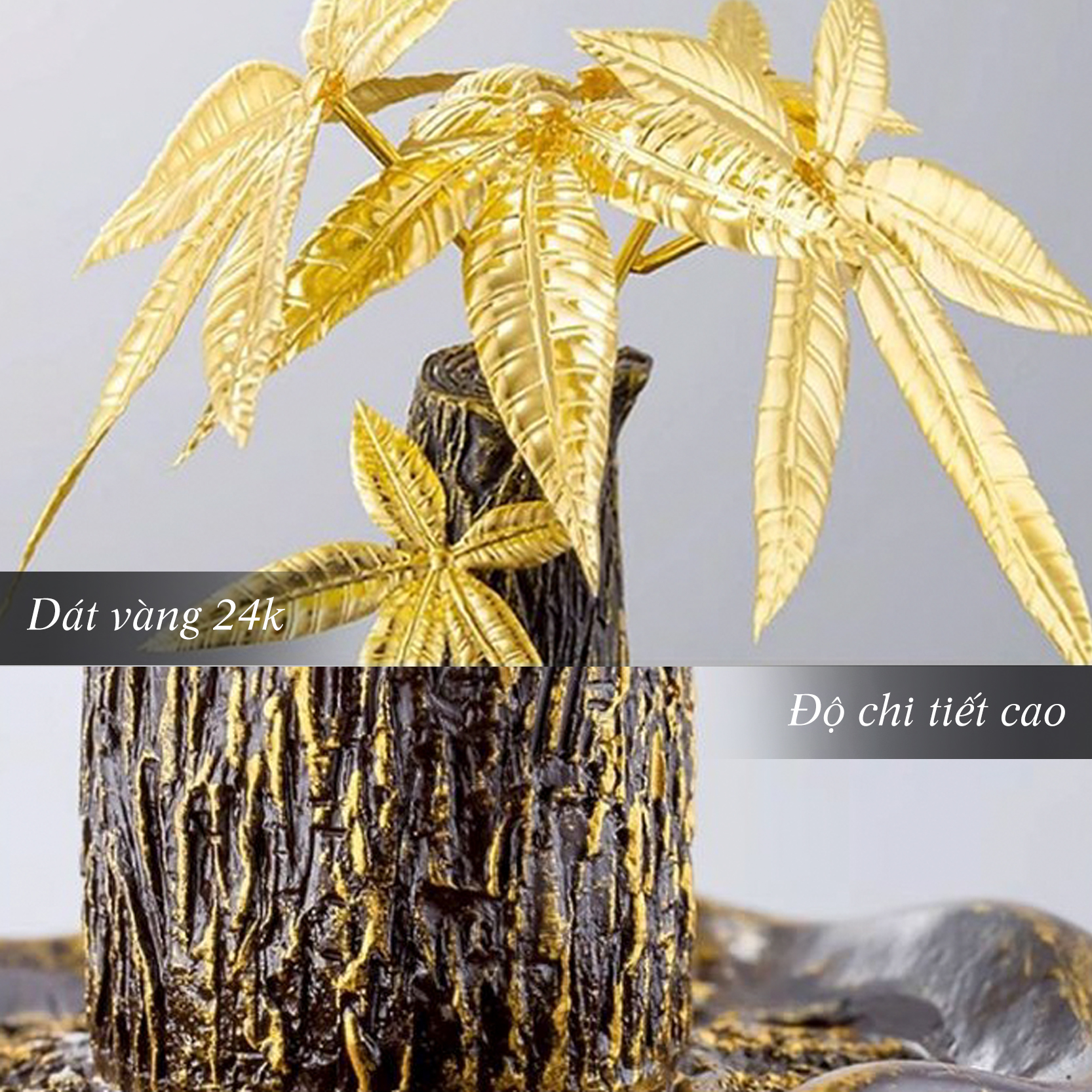 Cây Kim ngân chữ Lộc dát vàng 24K_thumbnail_4