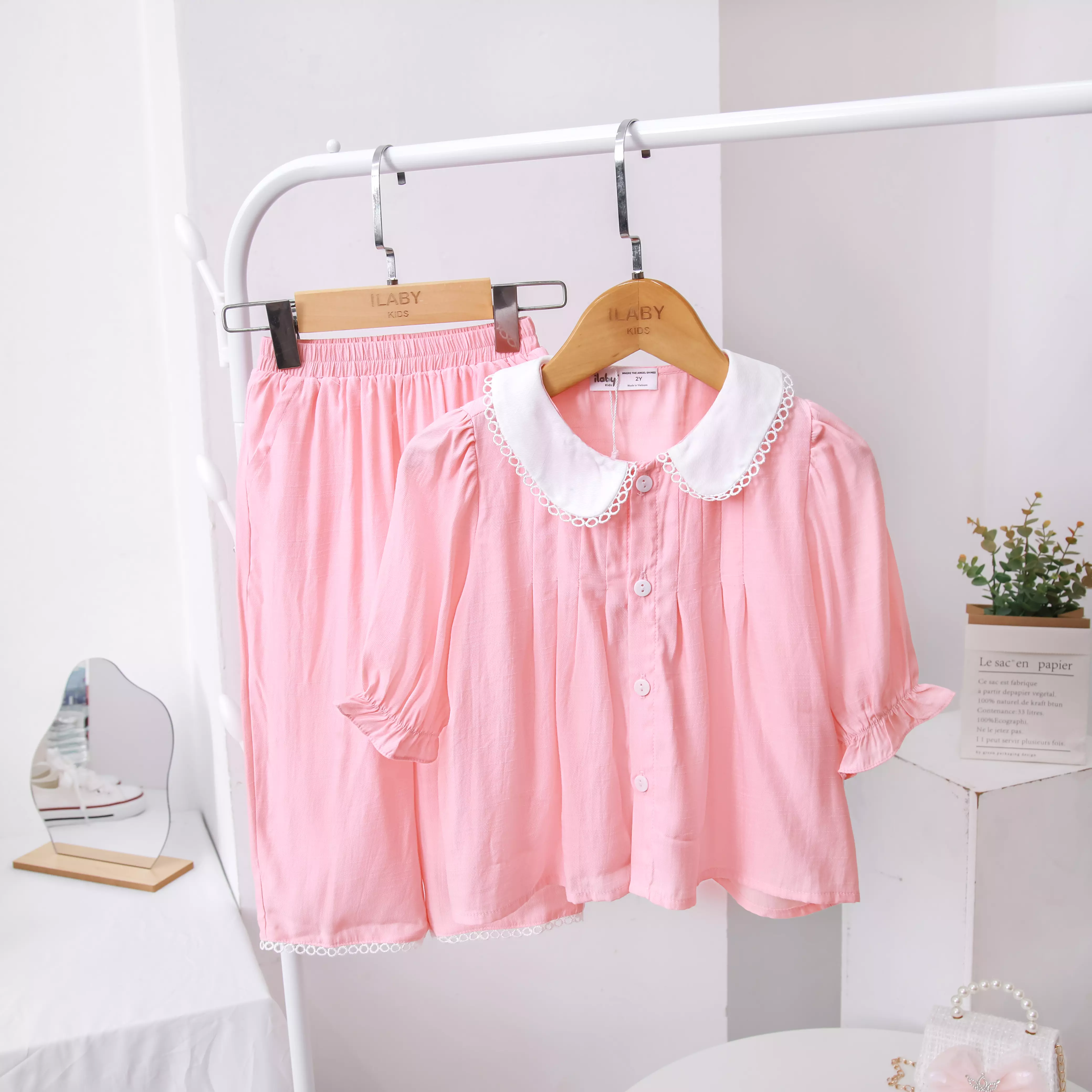 Pyjama cổ sen gập ly trước_thumbnail_1