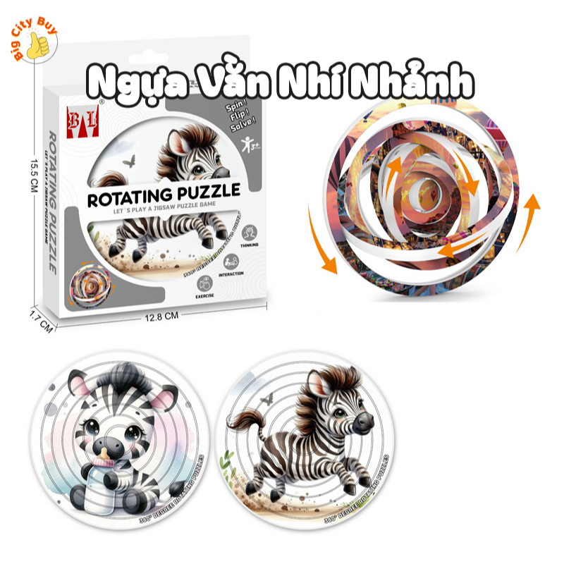 Rubik Cầu Xoay 360 Độ Thử Thách Trí Tuệ Cho Bé, Đồ Chơi Giải Đố Siêu Hay Đa Dạng Mẫu Mã_thumbnail_4