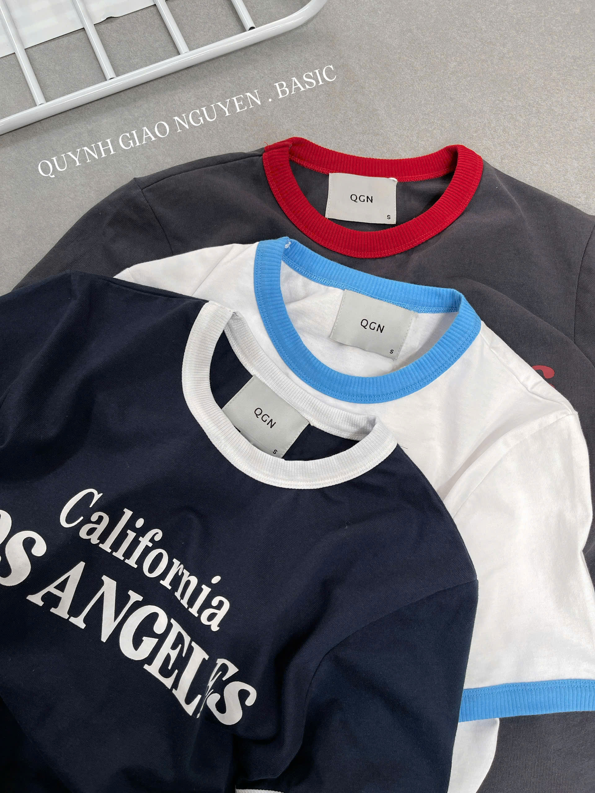 Áo thun viền Cali ( XÁM )_thumbnail_9