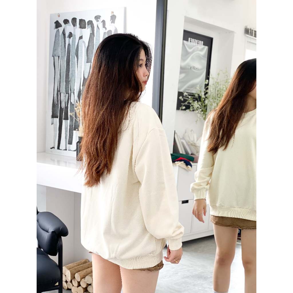 Áo sweater nữ form rộng STT01 Miucho vải chân cua in basic_thumbnail_6