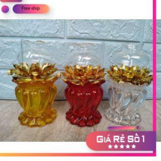 Đèn dầu chân hoa sen bày ban thần tài , ban gia tiên_thumbnail_2