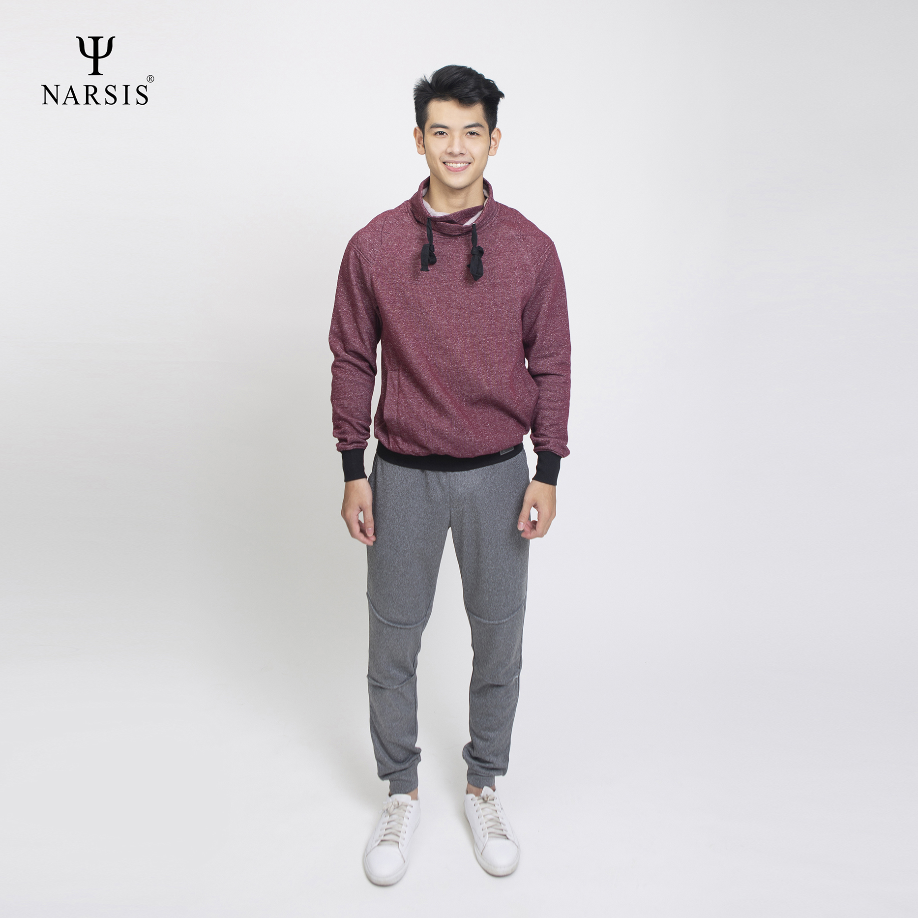 ÁO THU ĐÔNG NAM D5001 NARSIS VẢI NỈ ẤM ÁP, MỀM MẠI, THÍCH HỢP MÙA ĐÔNG, GIỮ NHIỆT TỐT_thumbnail_1